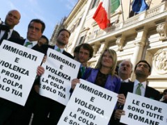 ITALY-IMMIGRATION-PROTEST